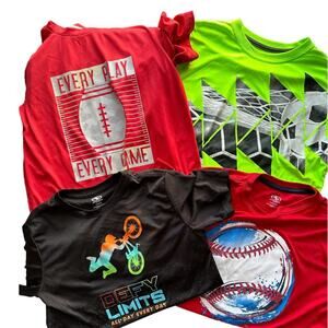 Kids Bundle Large and XL Sport Shirts Back to School Clothes